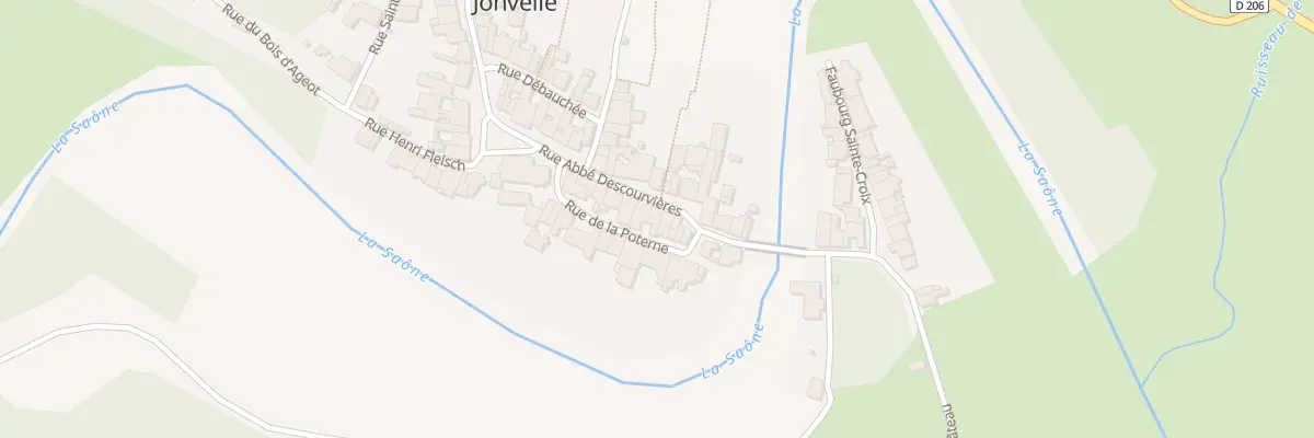 Plan du 10 Rue Abbe Descourvieres à Jonvelle