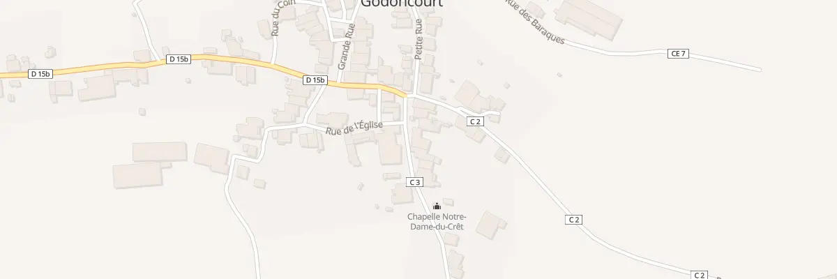 Plan du 113 Rue Haute à Godoncourt