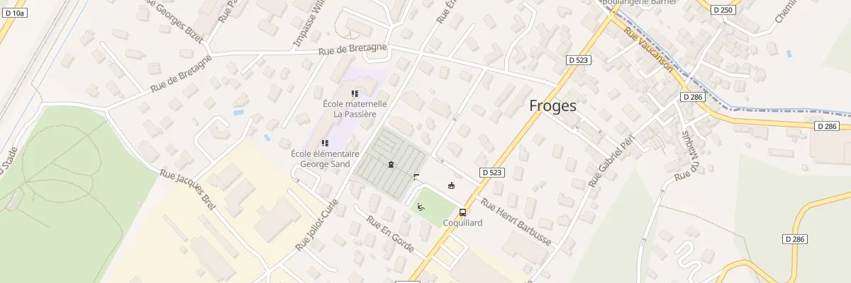 Plan du 6 Rue Jean Jaurès à Froges
