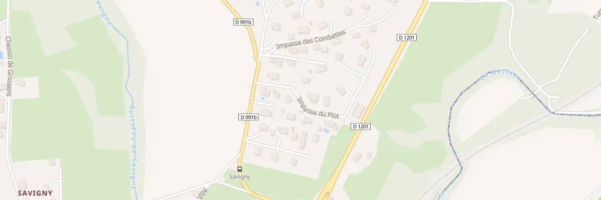 Plan du 105 Imp du Plot à La Biolle