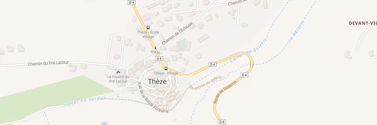 Plan du 5077A L’Eclause à Thèze