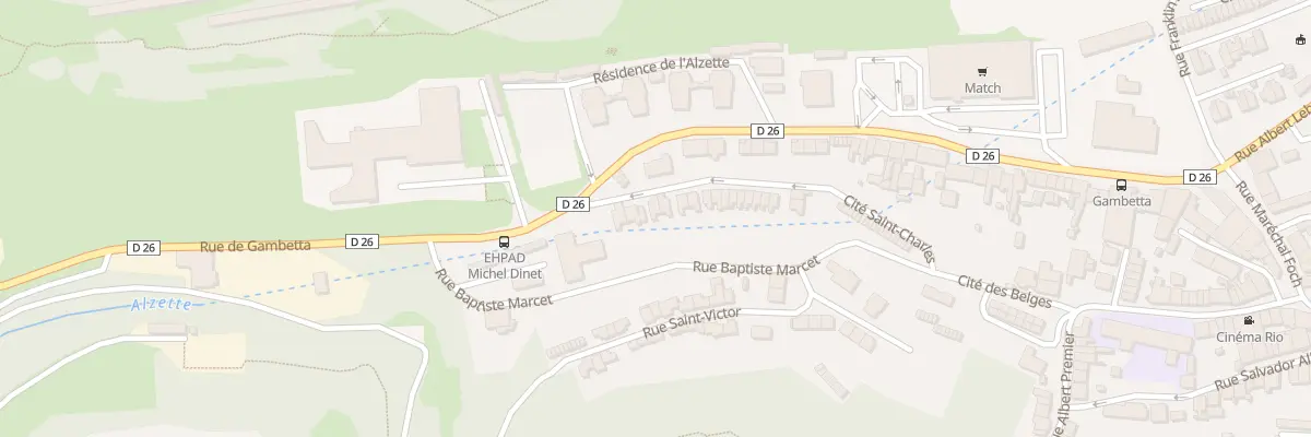 Plan du 3 Rue Cites St Charles à Villerupt