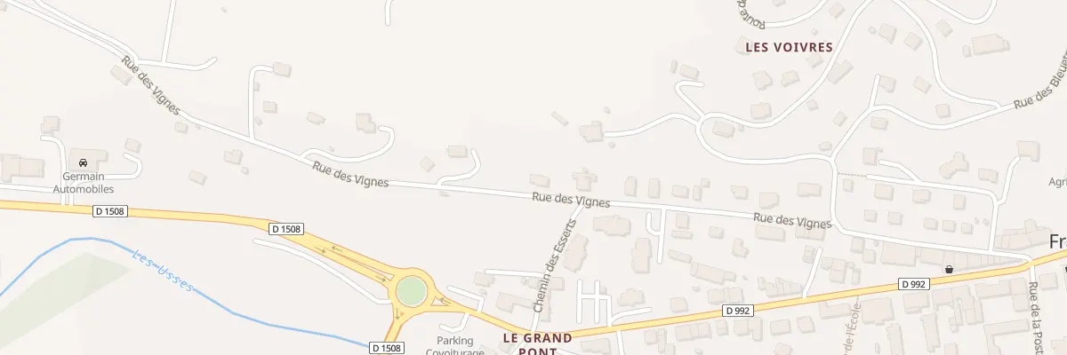 Plan du 436 Rue des Vignes à Frangy