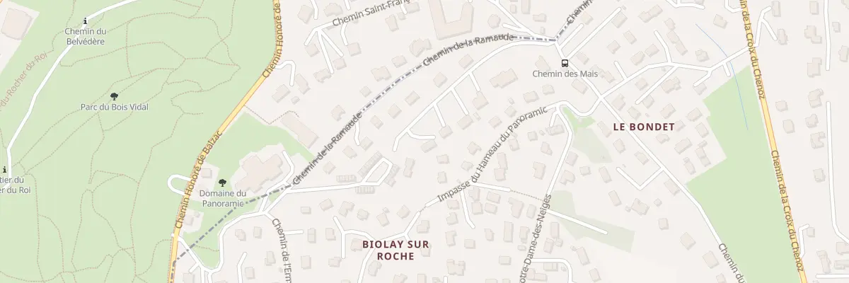 Plan du 12 Che de la Residence des Roches à Mouxy