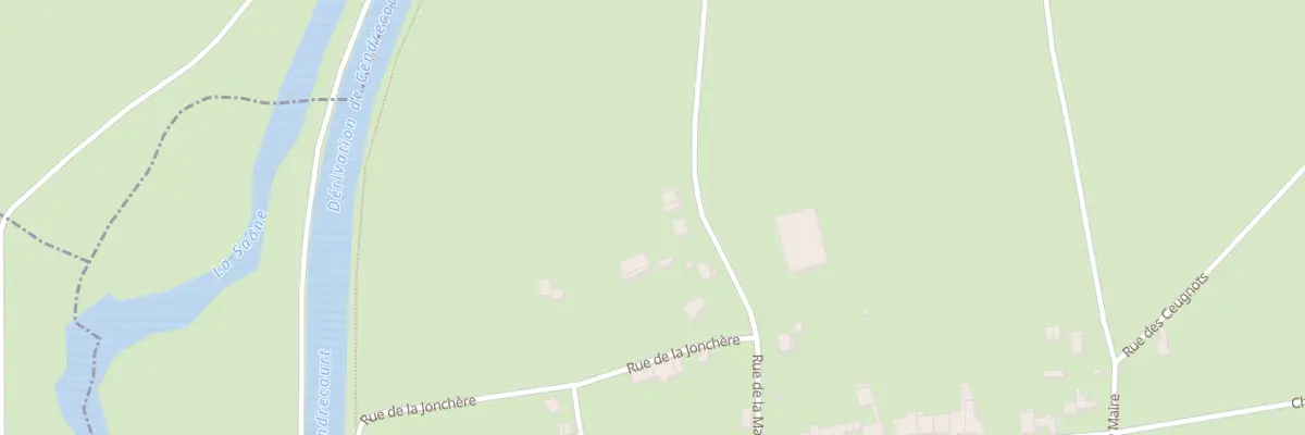 Plan du 7 Rue de la Maladiere à Cendrecourt