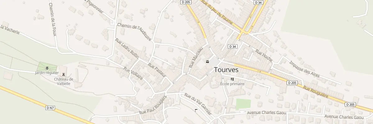 Plan du 16 Rue Marceau à Tourves