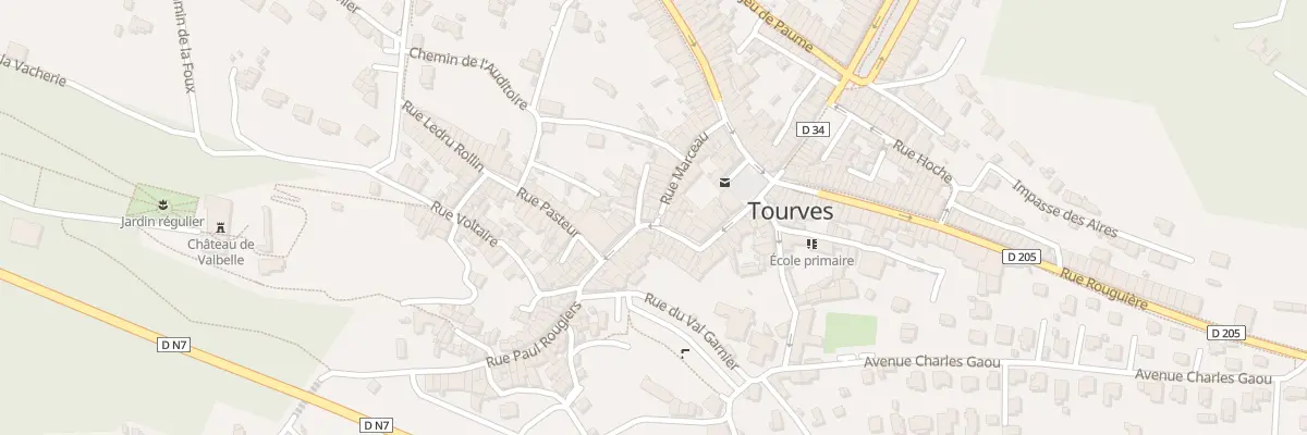 Plan du 24 Rue Marceau à Tourves