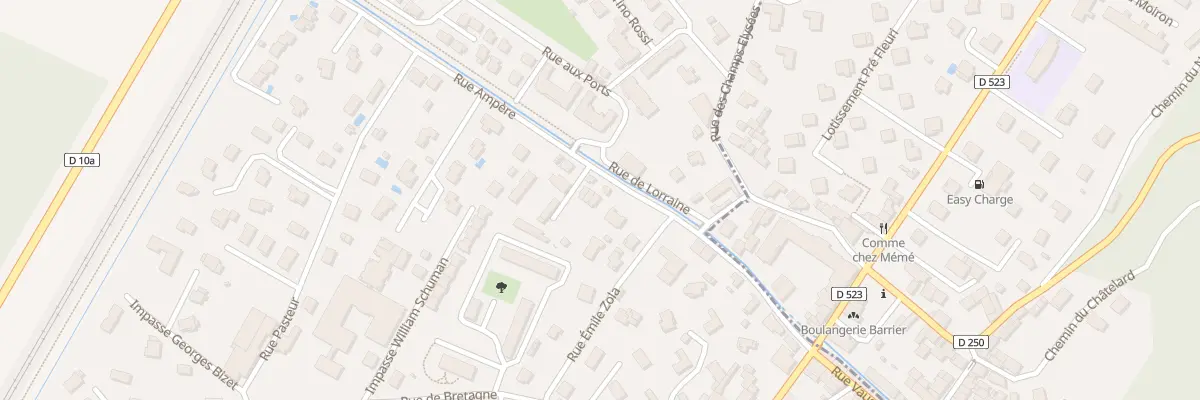 Plan du 223 Rue Ampère à Froges