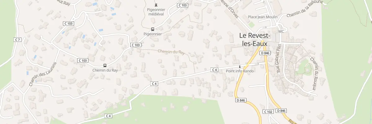 Plan du 44 Che d’Evenos au Revest-les-Eaux
