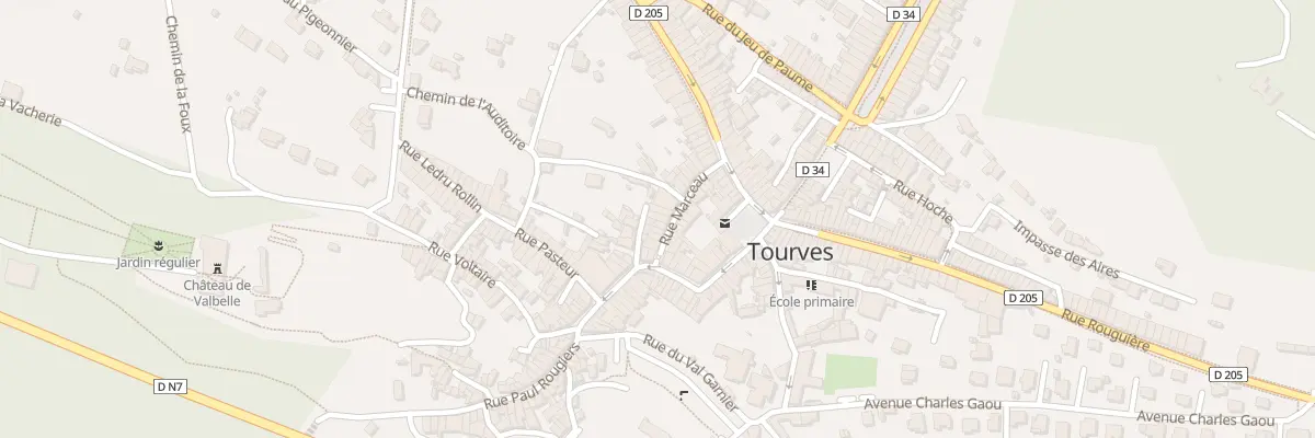 Plan du 14 Rue Marceau à Tourves