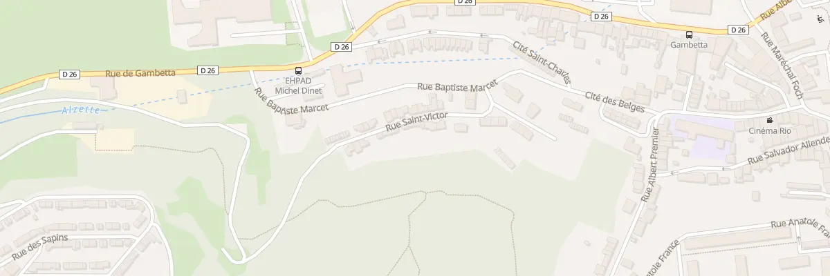Plan du 20 Rue Cités St Victor à Villerupt