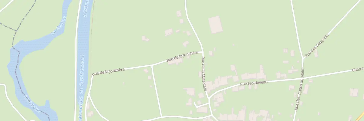 Plan du 5 Rue de la Jonchere à Cendrecourt