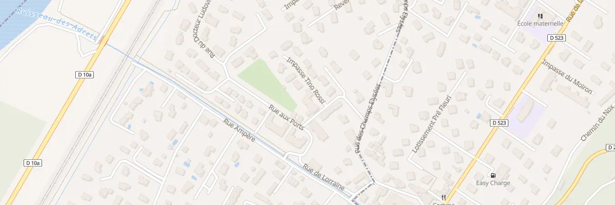 Plan du 2 Rue aux Ports à Froges