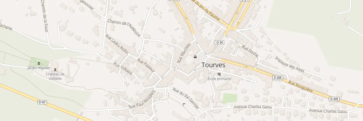 Plan du 19 Rue Marceau à Tourves