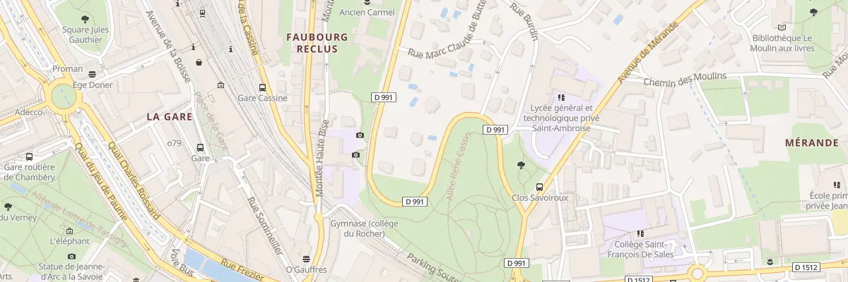 Plan du 18 Bd de Lémenc à Chambéry