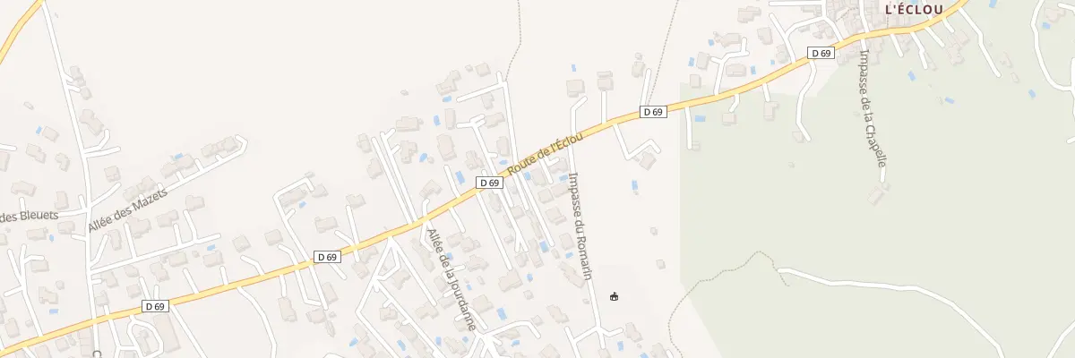 Plan du 251 Les Jourdanes à Saint-Julien