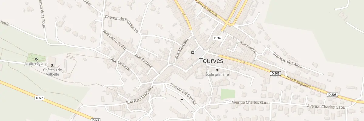 Plan du 1 Rue Marceau à Tourves