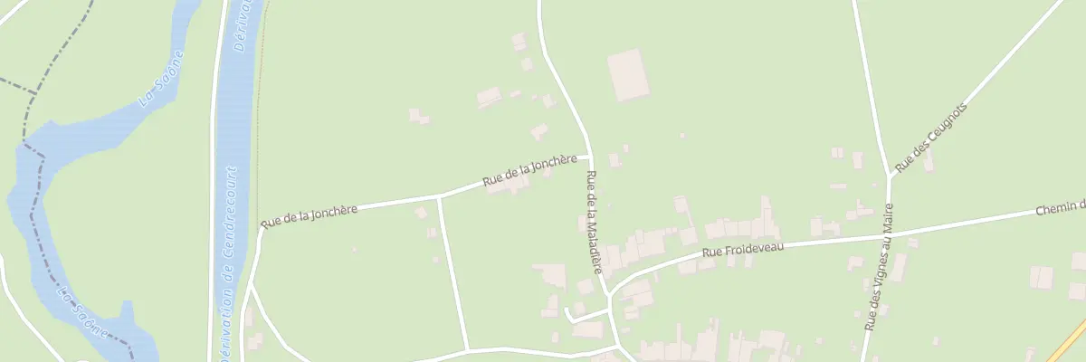 Plan du 3 Rue de la Jonchere à Cendrecourt