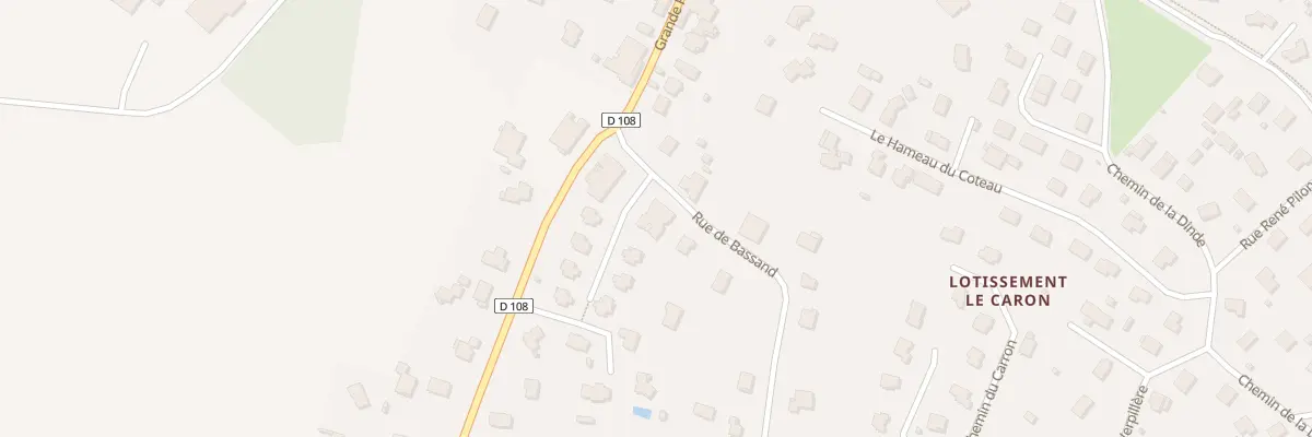 Plan du 2A Rue de Bassand à Franois