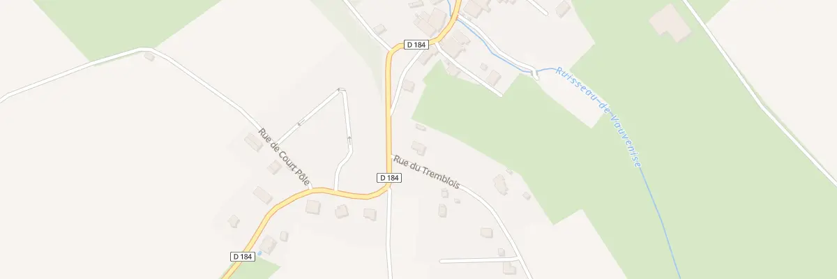 Plan du 1 Rue du Tremblois à Montboillon