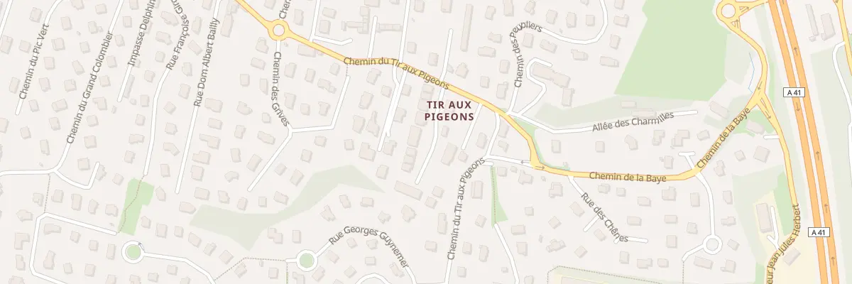 Plan du 120 Rue des Acacias à Aix-les-Bains