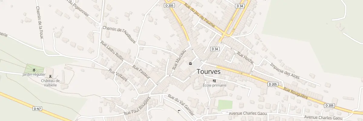 Plan du 11 Rue Marceau à Tourves