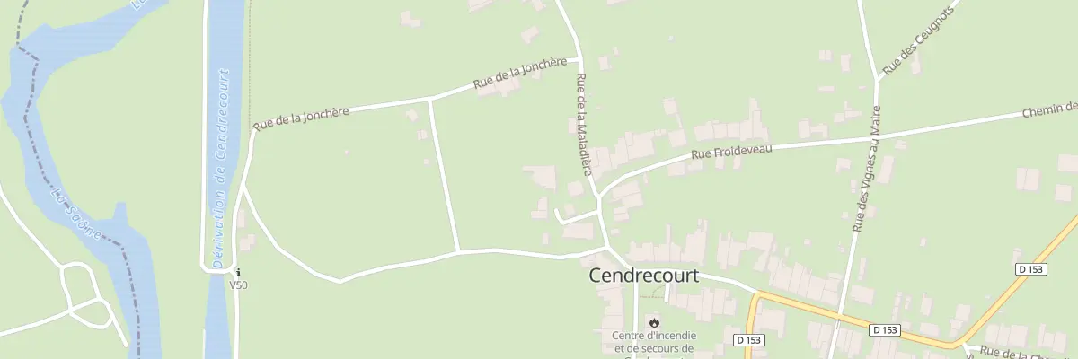 Plan du 6 Imp de l’Eglise à Cendrecourt