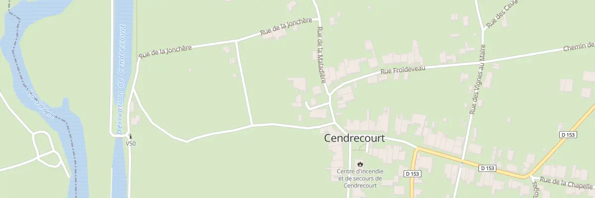 Plan du 3 Imp de l’Eglise à Cendrecourt