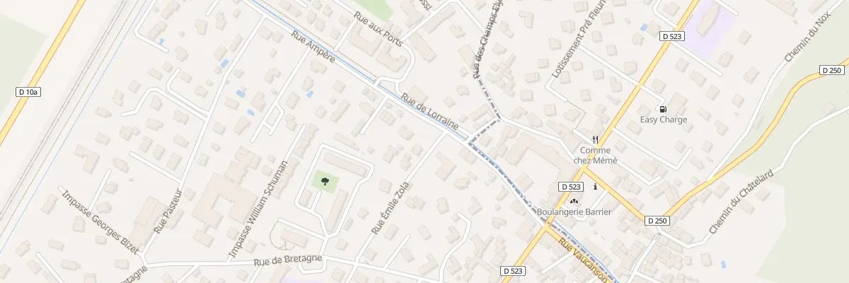 Plan du 2 Rue Émile Zola à Froges