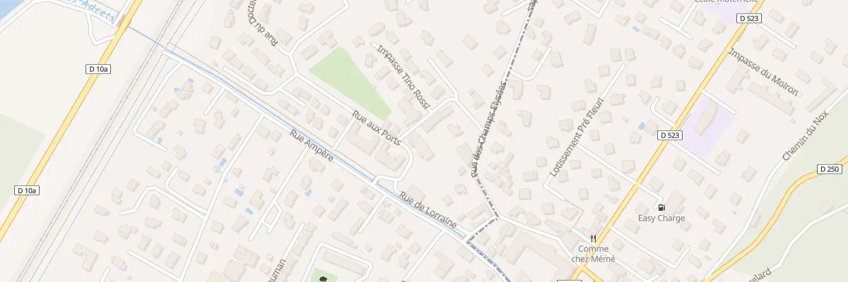 Plan du 3 Rue Georges Brassens à Froges