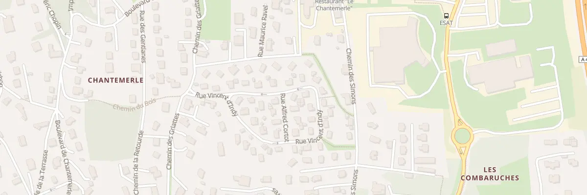 Plan du 8 Rue Alfred Cortot à Aix-les-Bains