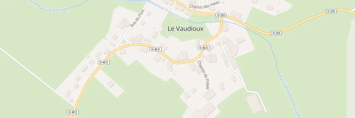 Plan du 10 Rue Principale au Vaudioux