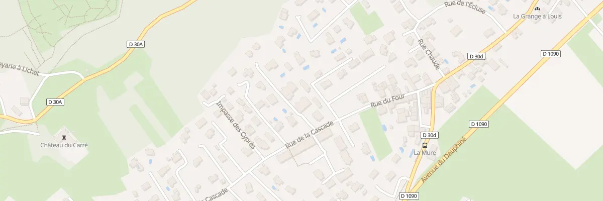 Plan du 38B Rue de la Cascade à La Terrasse