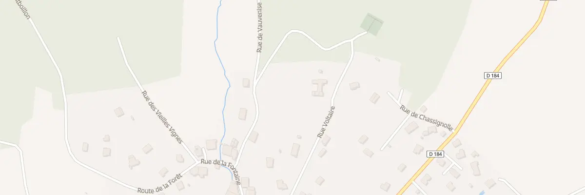 Plan du 9 Rue Voltaire à Montboillon