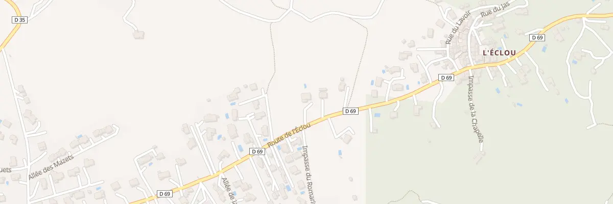 Plan du 497 Rte de l’Eclou à Saint-Julien