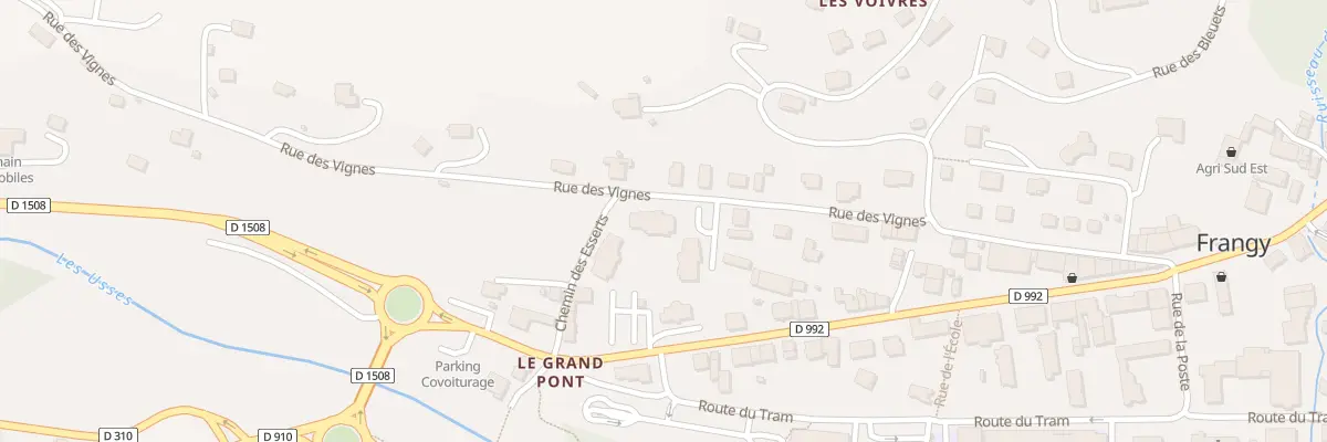Plan du 432 Rue du Grand Pont à Frangy
