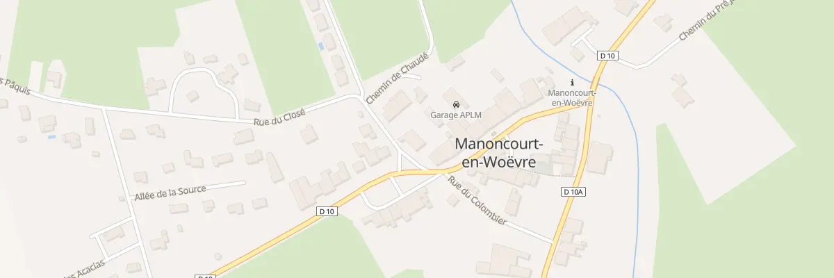 Plan du 64 Rue du Closé à Manoncourt-en-Woëvre