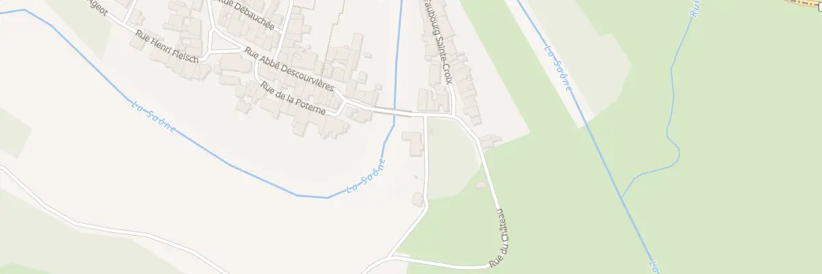 Plan du 2 Rue du Chateau à Jonvelle