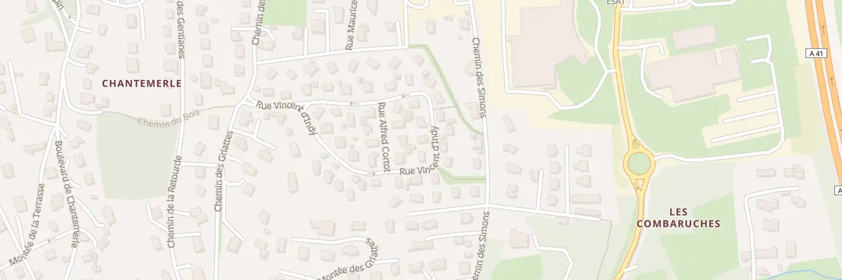 Plan du 18 Rue Vincent Dindy à Aix-les-Bains