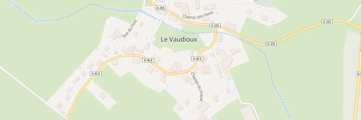 Plan du 6 Rue Principale au Vaudioux