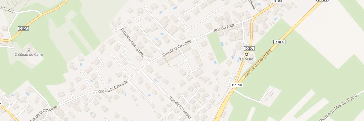 Plan du 45 Rue de la Cascade à La Terrasse