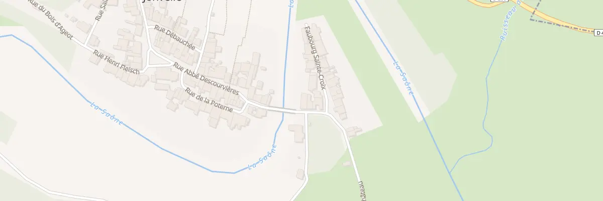 Plan du 1 Rue du Chateau à Jonvelle