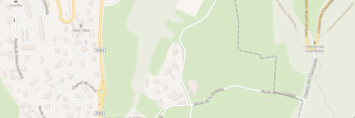 Plan du 5160 Les Monts à Jacob-Bellecombette