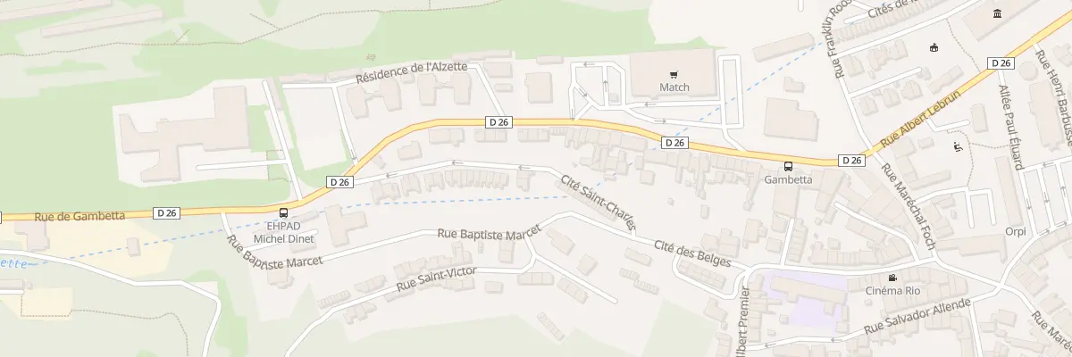 Plan du 16 Rue Cites St Charles à Villerupt