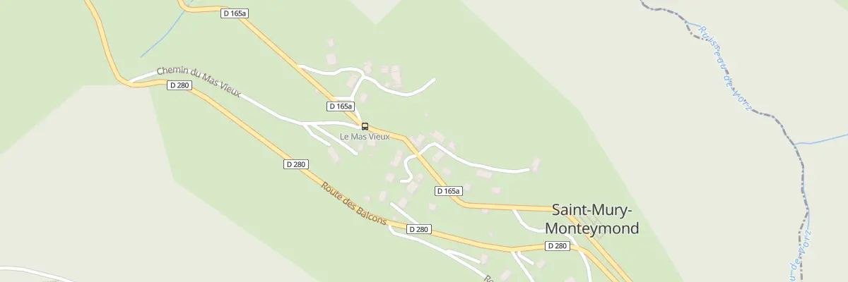 Plan du 5007 Mas Vieux à Saint-Mury-Monteymond