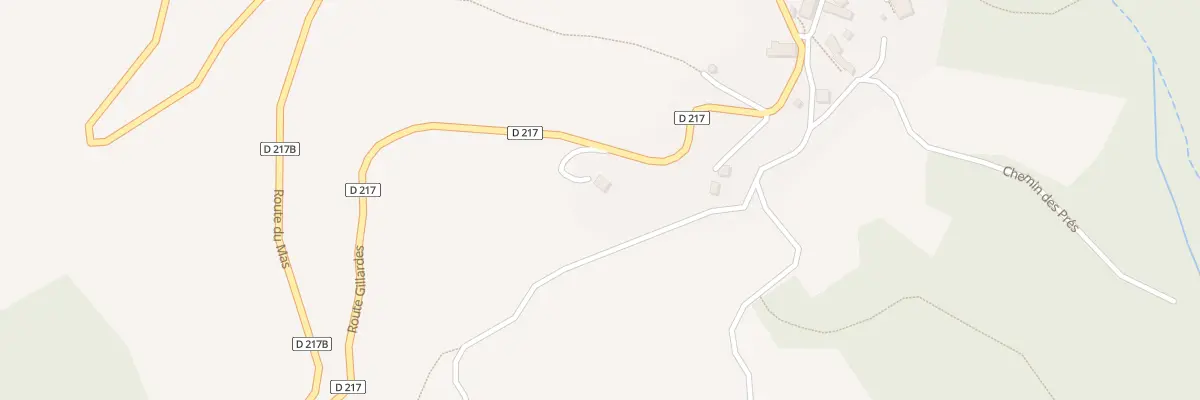 Plan du 233 Rte des Gillardes à Monestier-d’Ambel