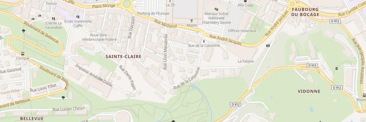 Plan du 46 Rue Benoît Molin à Chambéry