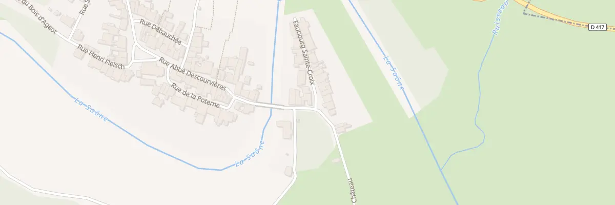 Plan du 1 Fg Sainte Croix à Jonvelle