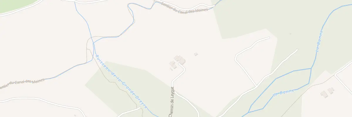 Plan du 433 Che de Leygat à Valbonnais