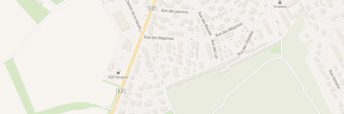 Plan du 6 Rue des Tulipes à Villerupt